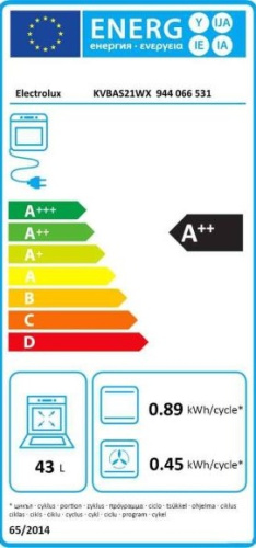 Электрический духовой шкаф Electrolux KVBAS21WX фото 7