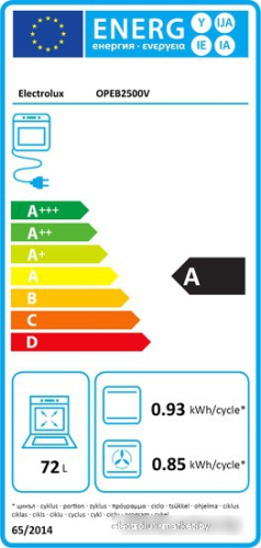 Электрический духовой шкаф Electrolux OPEB2500V фото 4