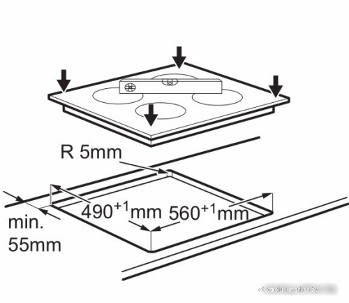 Варочная панель Electrolux EHH56240IK фото 4