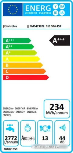 Встраиваемая посудомоечная машина Electrolux EMS47320L фото 2