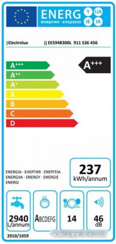 Встраиваемая посудомоечная машина Electrolux EES948300L фото 2