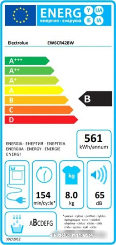 Сушильная машина Electrolux EW6CR428W фото 4