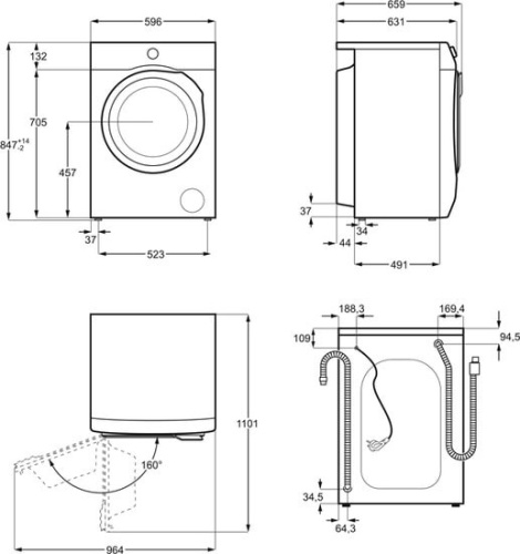 Стиральная машина Electrolux EW6F4R21B фото 3