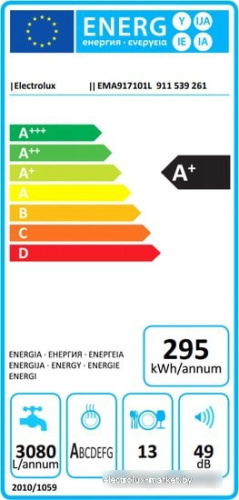 Встраиваемая посудомоечная машина Electrolux EMA917101L фото 2