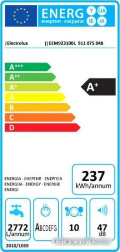 Встраиваемая посудомоечная машина Electrolux EEM923100L фото 5