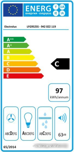 Кухонная вытяжка Electrolux LFG9525W фото 5