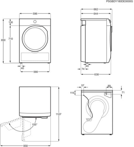 Сушильная машина Electrolux EW9H1R89B фото 5