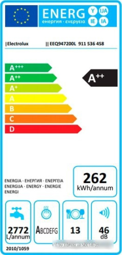 Встраиваемая посудомоечная машина Electrolux EEQ947200L фото 2