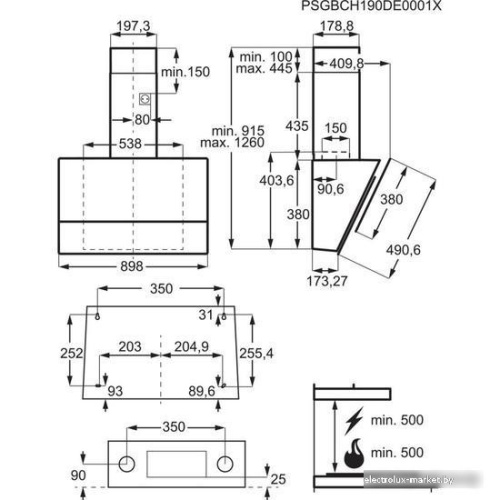 Кухонная вытяжка Electrolux LFV619R фото 2