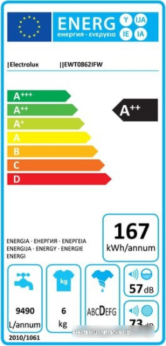 Стиральная машина Electrolux EWT0862IFW фото 5