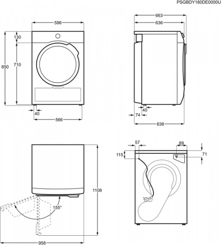 Сушильная машина Electrolux EW9HS289S фото 7