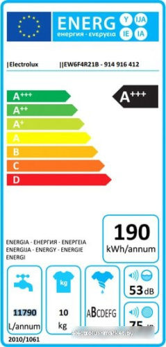 Стиральная машина Electrolux EW6F4R21B фото 2